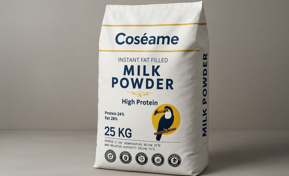 Sac de lait en poudre 25 kg Coséame pour distributeurs professionnels