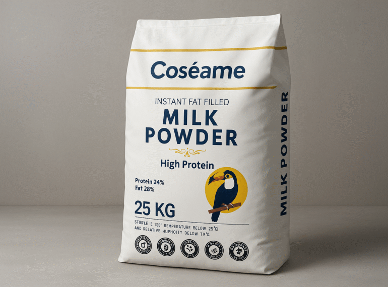 Sac de lait en poudre 25 kg Coséame pour distributeurs professionnels
